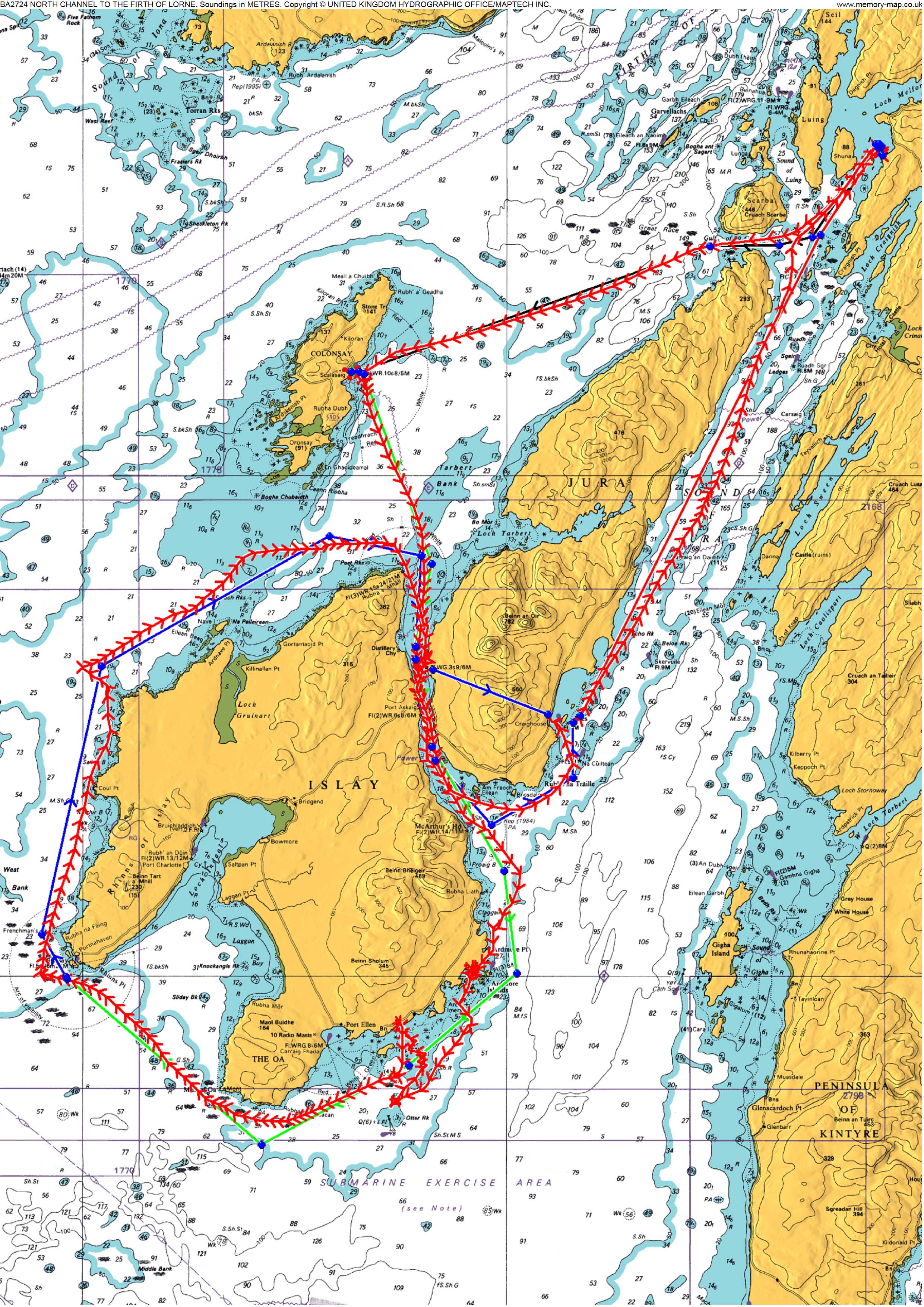 Isla and Jura circumnav image