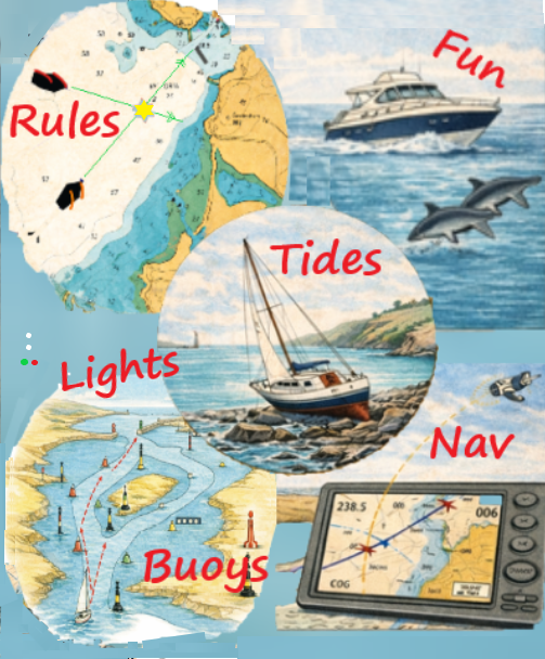 Day Skipper navigation course content