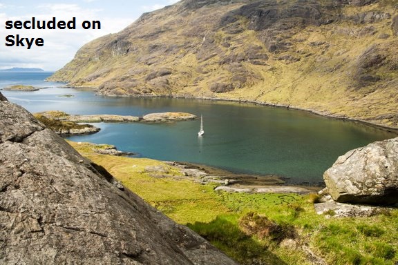 secluded loch on Skye image